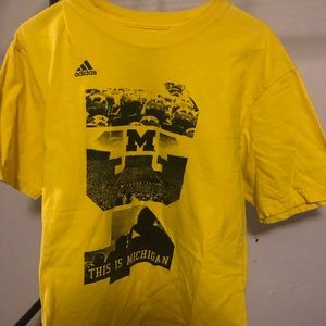 Adidas Michigan wolverines shirt
